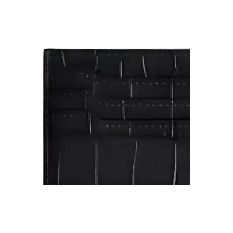 SENREVE Crocodile Pattern Embossed Leather Wallet Women's Black & Gold-2