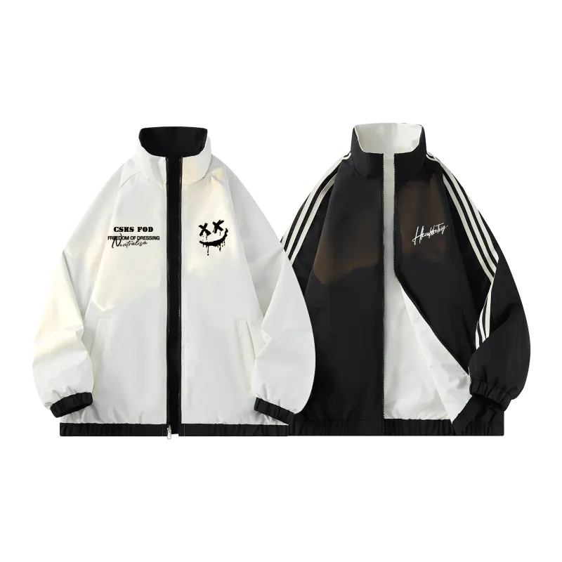 CSKS Jackets Coats Unisex Navy Blue-1