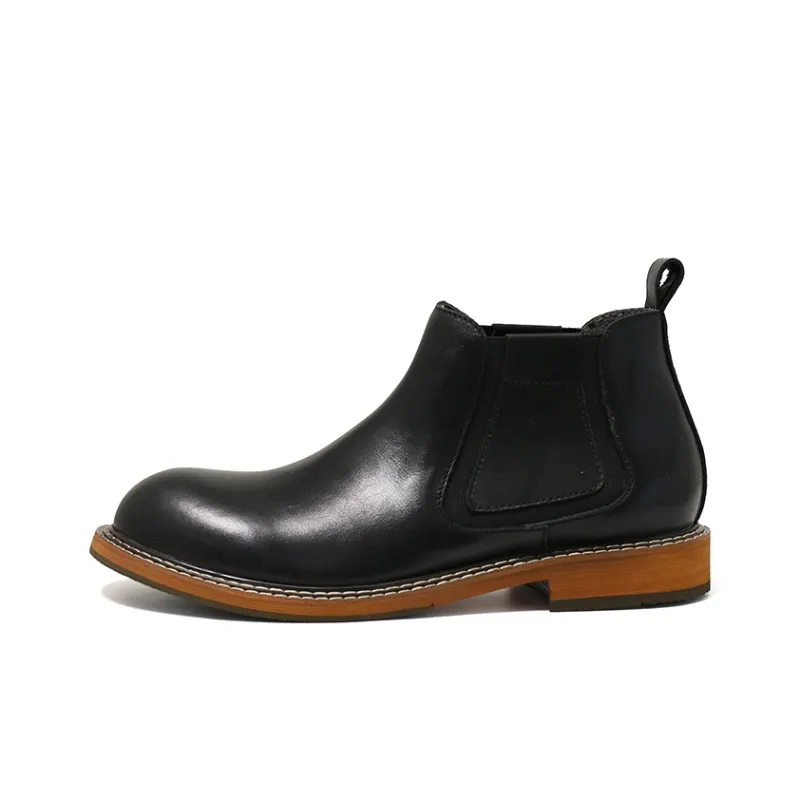Turns By Turns Short Chelsea Boots Men's-0