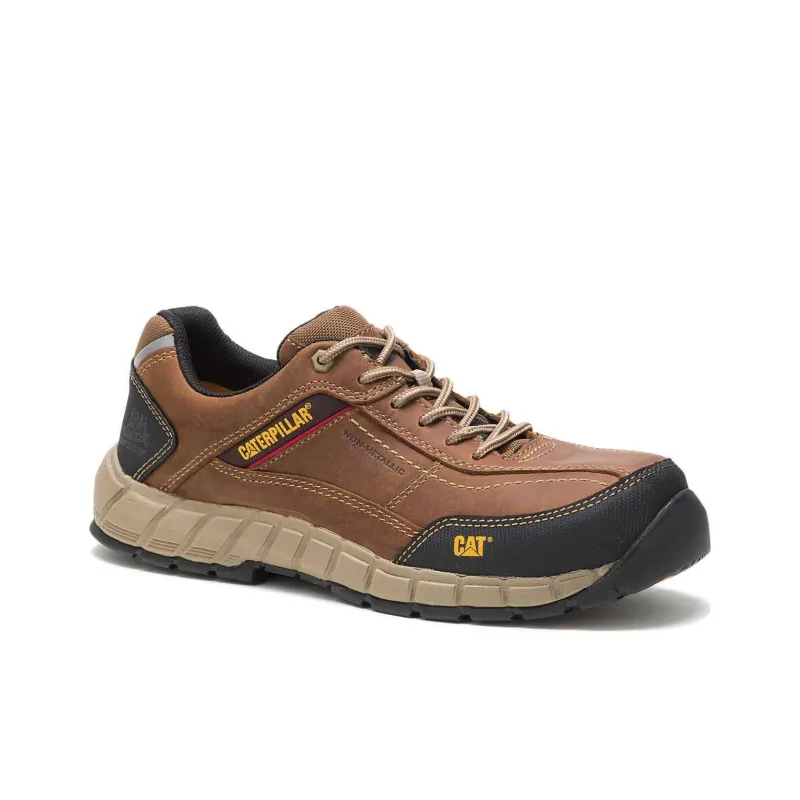 CAT Streamline Wear-Resistant Low-Top Outdoor Shoes Men's Brown-2