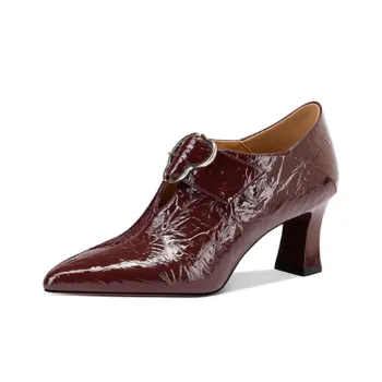 JESSICA SOPHIA Block Heel High Heels 6cm Women's
