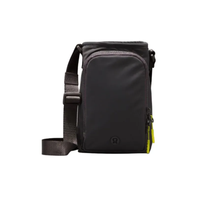 Lululemon Waterproof Fabric Shoulder Bag, Crossbody Bag Unisex Smoke Gray-0