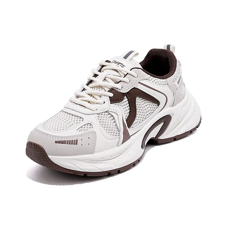 Lin's Travels Anti-Slip And Wear-Resistant Breathable Low-Top Chunky Sneakers Women's-9