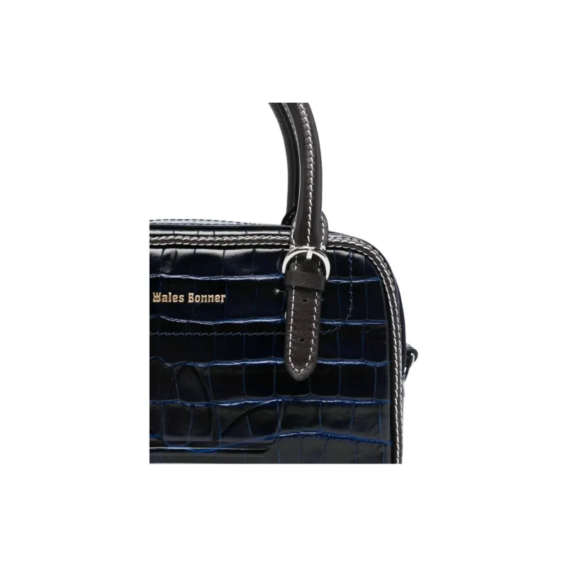 Adidas X Wales Bonner Crocodile embossed Tote Bag-3