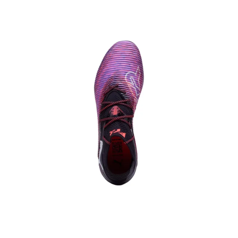 PUMA FUTURE 8 SG Metal Long Studs Cushioning Soccer Shoes Unisex Black Red-3