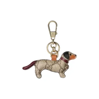 GUCCI Leather Pendants Unisex Brown