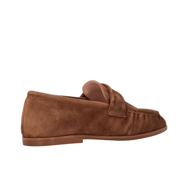 PINKO Love Birds Series Loafers Women's Brown-4