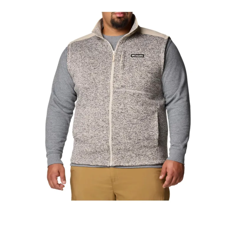 Columbia Sweater Weather Vest Men's Dark Ebony/Fossilized Stone-0