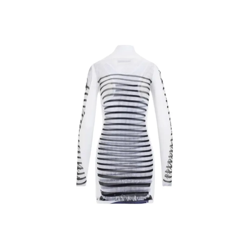 Jean Paul Gaultier Marinère Mesh Minidress-1