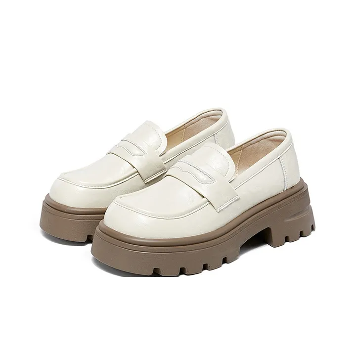 DAPHNE Loafers Women's Black/Beige-9