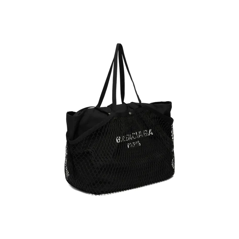 Balenciaga Logo Printed Layered Tote Bag-3