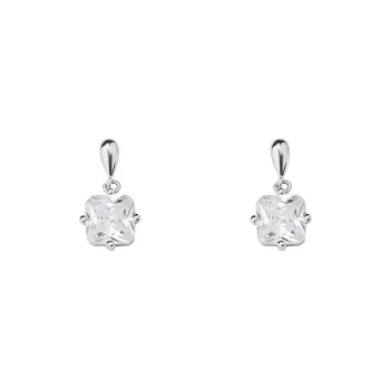 BAIJUAN S999 Fine Silver Stud Earrings Women's