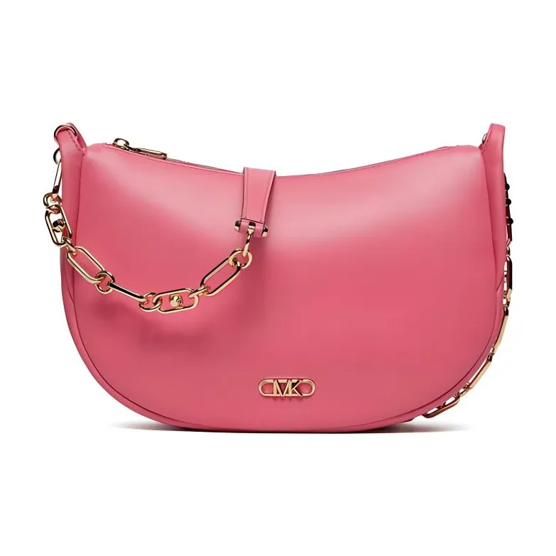 MICHAEL KORS Lambskin Crossbody Bag, Shoulder Bag Medium Size Women's Neon Pink-0