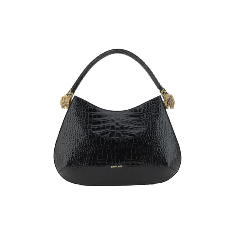 Roberto Cavalli Calfskin One Shoulder Handbags Regular Women's Black-0
