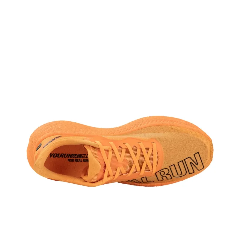 R2 REALRUN Running Shoes Unisex Low Top Sunrise Yellow-3