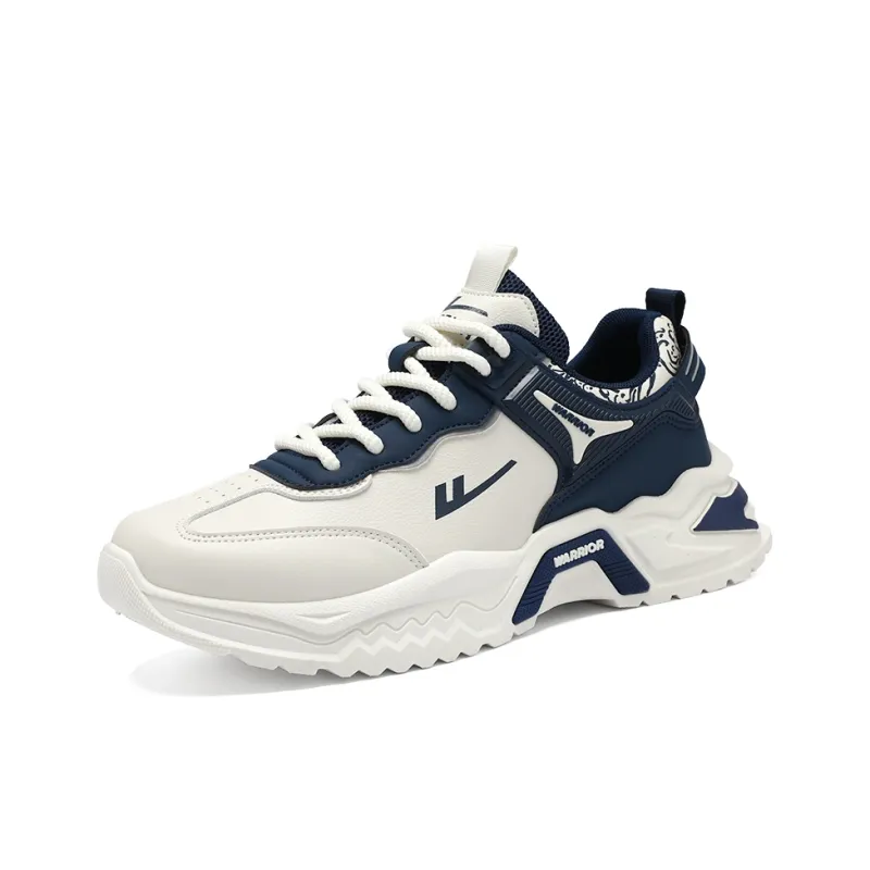 Warrior Wear-Resistant Breathable Height Increasing Low-Top Chunky Sneakers Men's-16