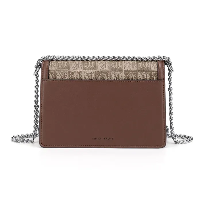 Simvay Clos PVC And Synthetic Leather Shoulder Bag Crossbody Bag Shoulder Bag Small Size Women's Gray Print/Black Print-15