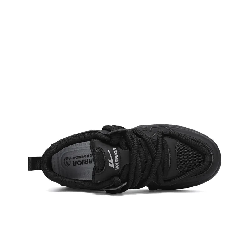 Warrior Wear-Resistant Lightweight Height Increasing Low-Top Skateboard Shoes Unisex-3