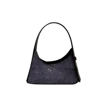 APEDE MOD Twist Synthetic Leather Tote Bag Shopping Bag Square Lock Bag Shoulder Bag Regular Women's Aurora Purple