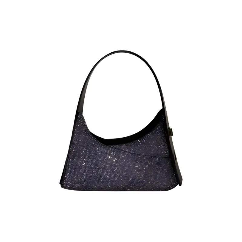 APEDE MOD Twist Synthetic Leather Tote Bag, Shopping Bag, Square Lock Bag, Shoulder Bag Women's Aurora Purple-0