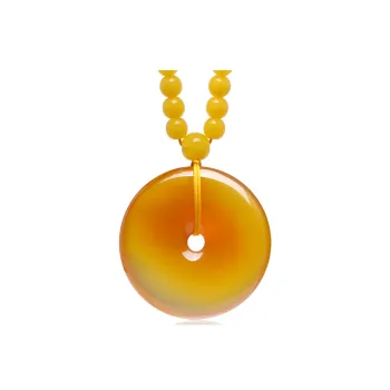 MARY WINDSOR Chalcedony Jade Necklaces Unisex