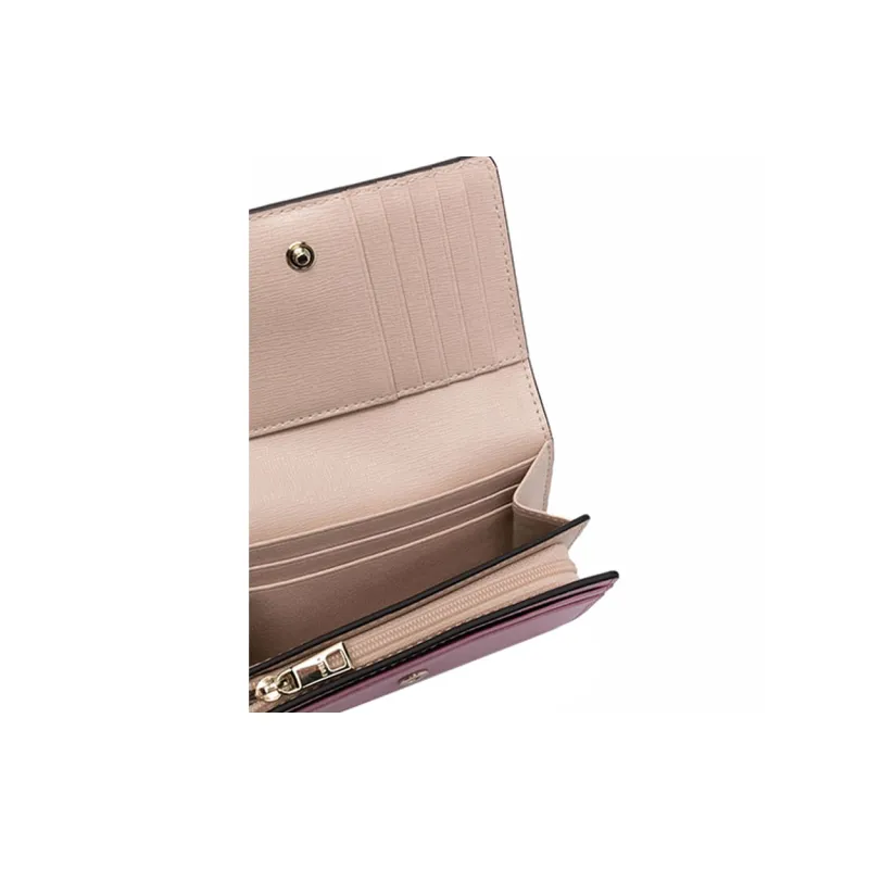 Furla Leather Wallet Women's Pink/Purple-3