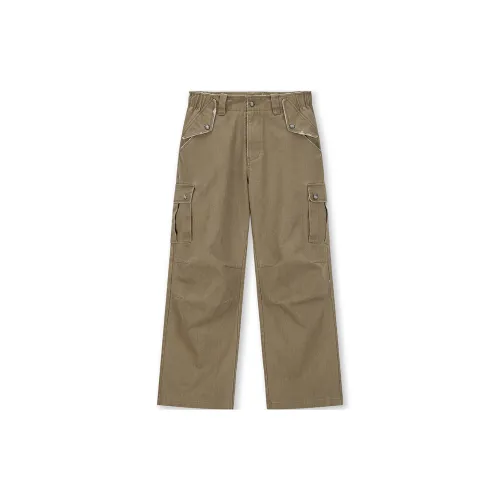 BONELESS Cargo Pants Unisex Olive Green