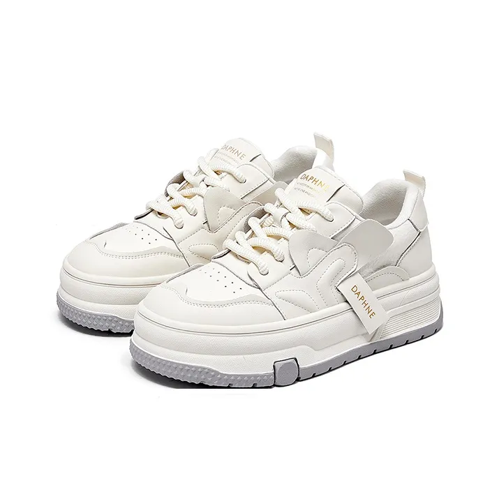 DAPHNE Anti-Slip And Wear-Resistant Lightweight Height Increasing Low-Top Skateboard Shoes Women's-14
