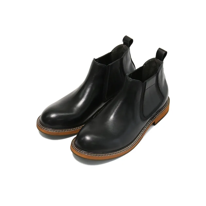 Turns By Turns Short Chelsea Boots Men's-1