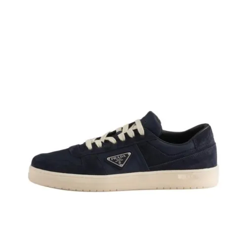 PRADA Downtown Low Top Skateboard Shoes Men's Dark Blue