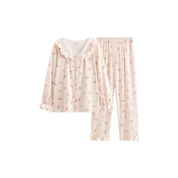 FENTENG Pajama Set Women's Light Shrimp