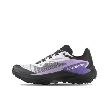 SALOMON GENESIS Abrasion Resistant Support Low Top Casual Trail Running Marathon Running Shoes Women's Black Purple