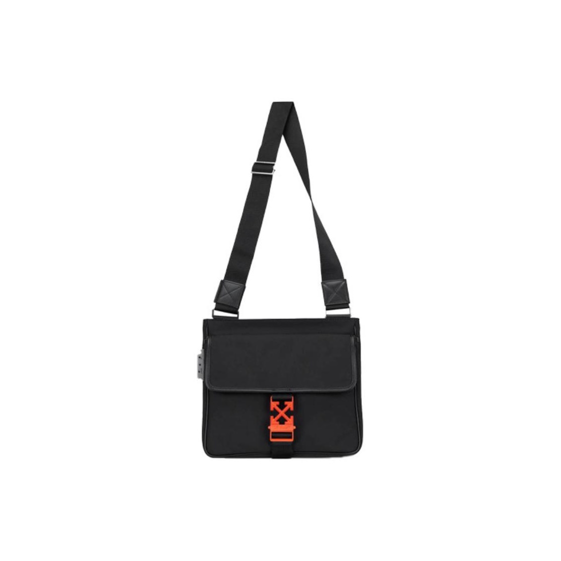 OFF-WHITE Arrows Crossbody Black/Orange - POIZON