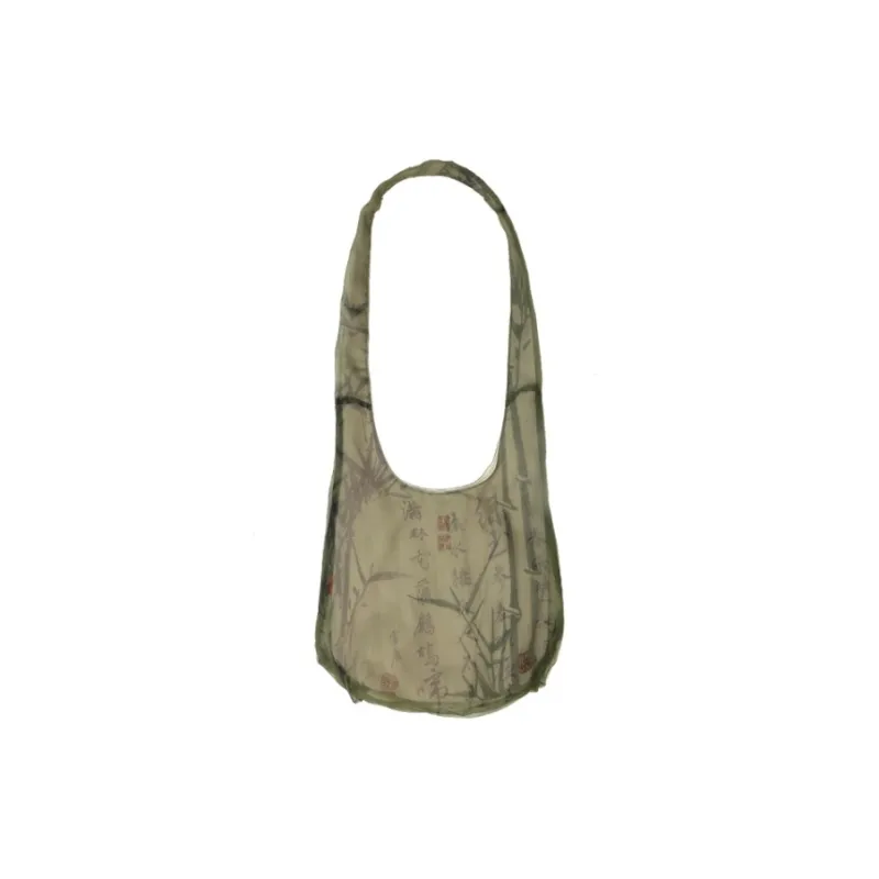 SUZHOU MUSEUM Polyester Shoulder Bag Regular Women's Ink And Brush In Rich Colors-1