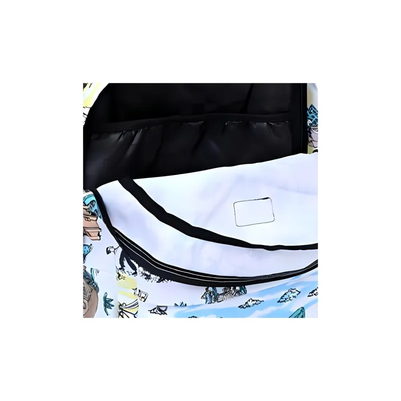 Vans Kide Collaboration Polyester Backpack Regular Unisex White-3