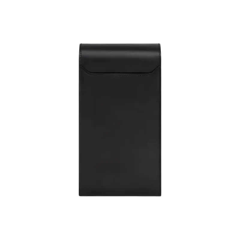 CELINE Shiny Calfskin Cell Phone Pouch Women's Black-2