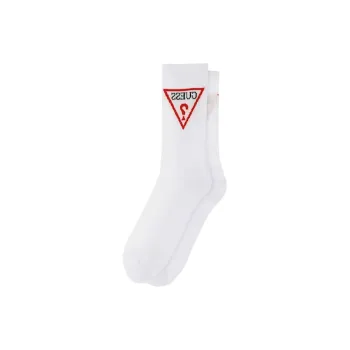 GUESS Mid-Calf Socks Men's 1 Pack White