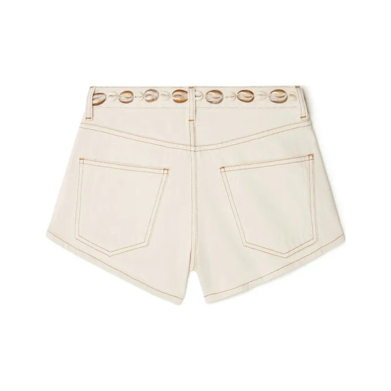 Alanui Ocean Dream Denim Shorts-1
