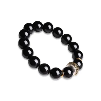 Yeon yun Jewelry Obsidian Bracelets Unisex