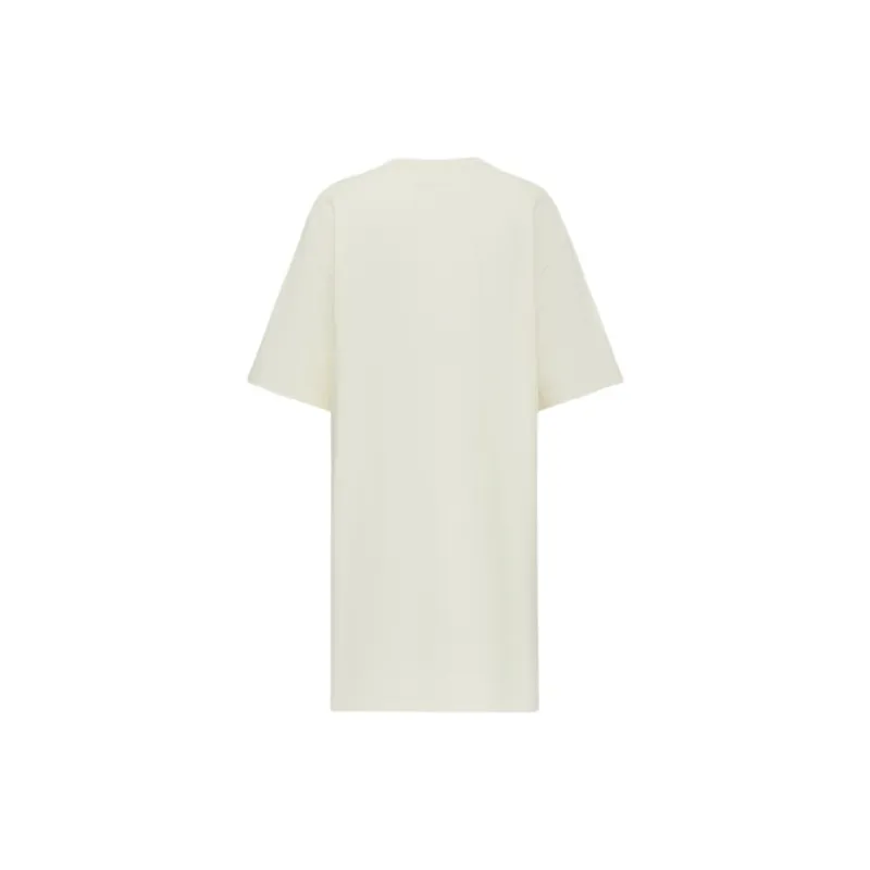 MSGM Short-Sleeved Dresses Women's Cream-1