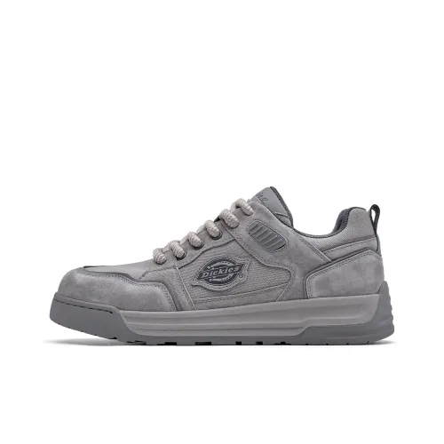 Dickies Low-Top Skateboard Shoes Men's Concrete Gray