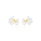 999 Fine Silver-Chrysanthemum Stud Earrings