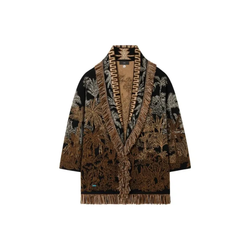 Alanui Jungle Toile De Jouy Long Sleeved Cardigan-1