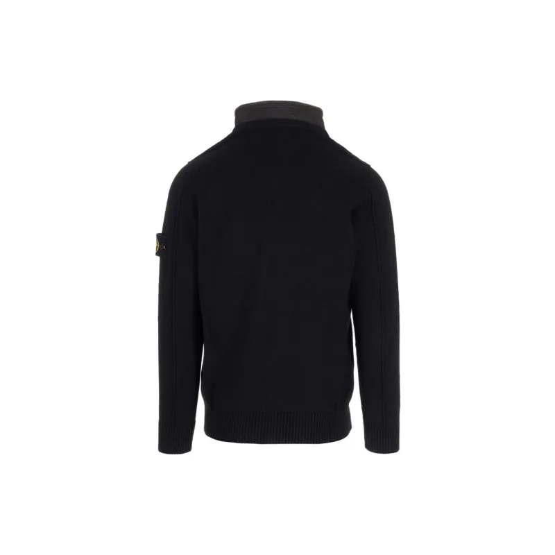 STONE ISLAND Concealed hood Zip up Cardigan-4