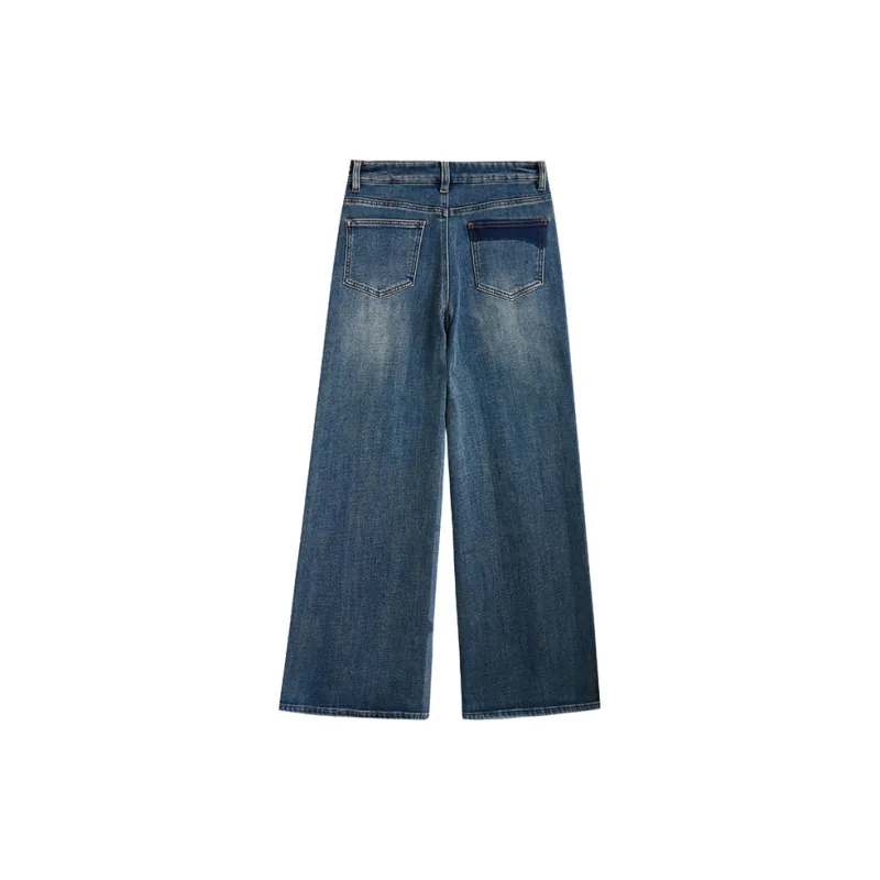 ZIHAN Jeans Women's Denim Blue-1