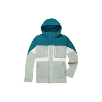 Columbia Windbreaker Jacket Men's River Blue/Beige
