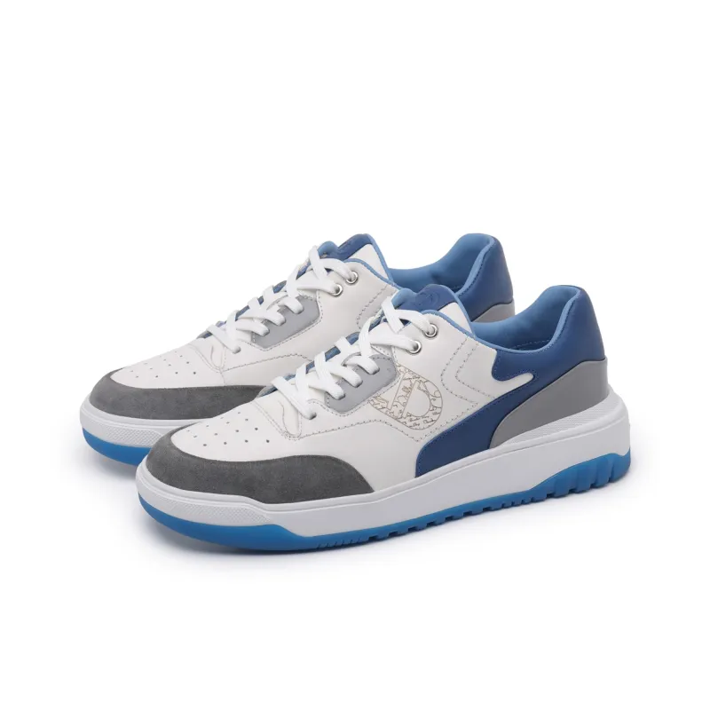 Chrisdien Deny Low-Top Skateboard Shoes Men's White-2