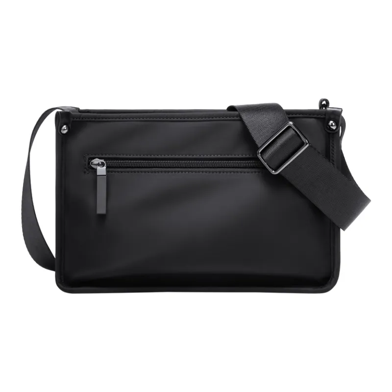 POLO Fabric Shoulder Bag Men's Black-16