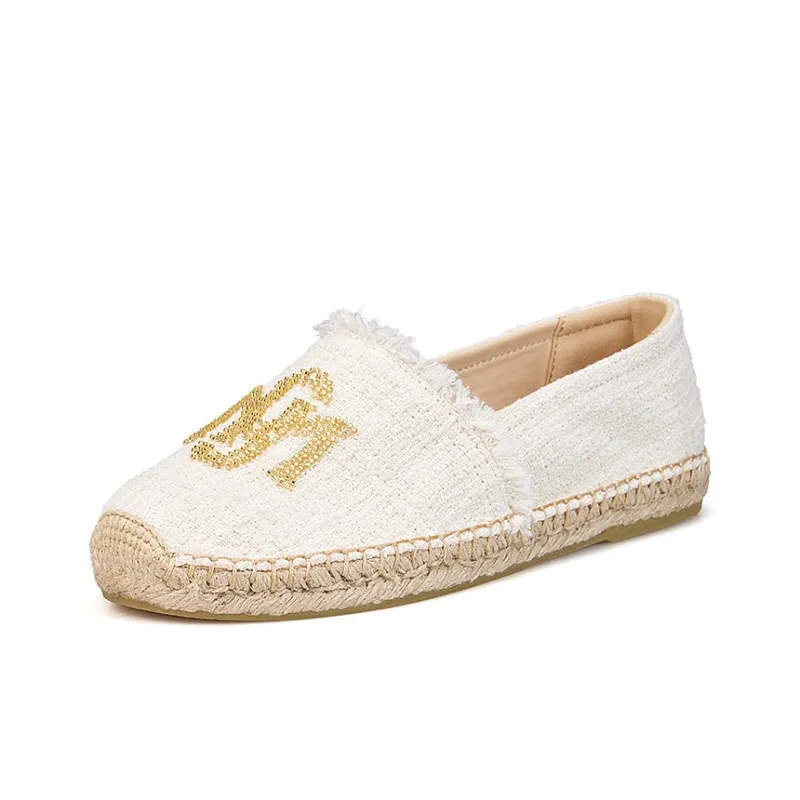 Joy&Mario Espadrilles Women's Ecru/Green-2