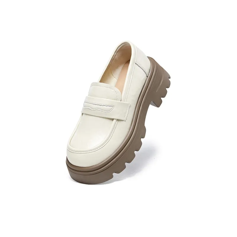 DAPHNE Loafers Women's Black/Beige-10